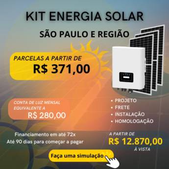 Comprar o produto de Energia solar fotovoltaica em Energia Solar em São Paulo, SP por Solutudo