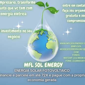 Comprar o produto de Energia Solar​ em São Paulo, SP em Energia Solar pela empresa MFL Sol Energy em São Paulo, SP por Solutudo