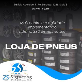 Comprar o produto de Sistema para loja de pneus  em Sistemas Operacionais em Foz do Iguaçu, PR por Solutudo