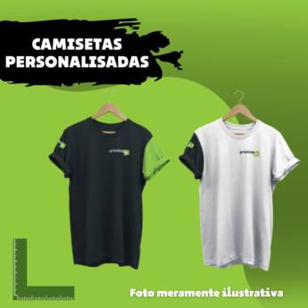 Comprar o produto de Camisetas personalizadas 10 unidades em Camiseta de Poliéster/Sublimática em Atibaia, SP por Solutudo