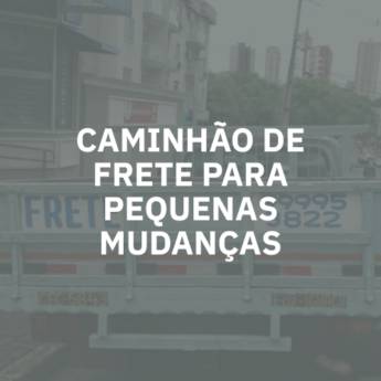 Comprar o produto de Caminhão de frete para pequenas mudanças em Frete, Carreto, Transporte em Foz do Iguaçu, PR por Solutudo
