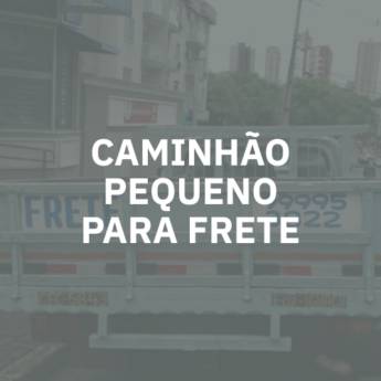 Comprar o produto de Caminhão pequeno para frete em Frete, Carreto, Transporte em Foz do Iguaçu, PR por Solutudo