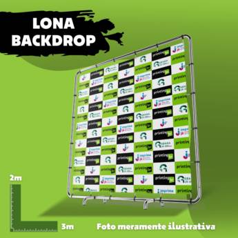 Comprar o produto de Lona Backdrop em Lonas - Backdrop pela empresa Gráfica BR Printing - Banners, Placas, Adesivos, Outdoors e Impressos em Geral em Atibaia, SP por Solutudo