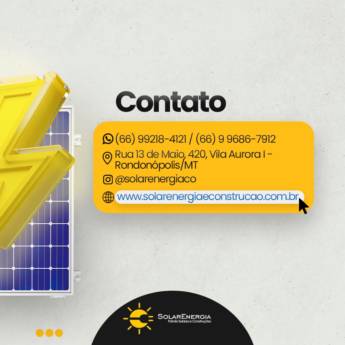 Comprar o produto de Energia solar fotovoltaica em Energia Solar em Rondonópolis, MT por Solutudo