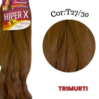 Comprar o produto de Cabelo Sintético Jumbo Loiro Escuro Marca HIPER X  em Apliques de Cabelo pela empresa Trimurti Cabelos para Mega Hair Perucas Jumbo e Apliques para Cabelo  em Foz do Iguaçu, PR por Solutudo