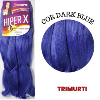 Comprar o produto de Cabelo Sintético Azul Escuro em Apliques de Cabelo em Foz do Iguaçu, PR por Solutudo