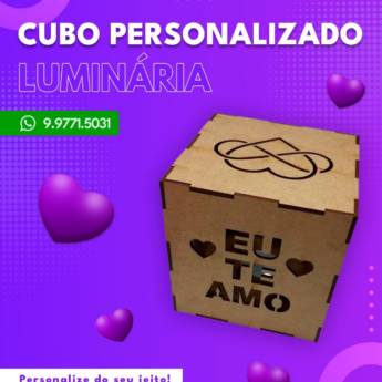 Comprar o produto de Cubo personalizado em Artesanato em Botucatu, SP por Solutudo