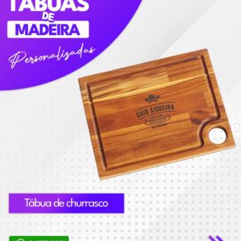 Comprar o produto de Tábua personalizada em Artesanato em Botucatu, SP por Solutudo