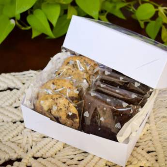 Comprar o produto de Kit de 4 Brownies e 4 Cookies em Bauru em Brownies em Bauru, SP por Solutudo