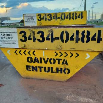Comprar o produto de Container de entulho Ponte Alta em Caçambas em Brasília, DF por Solutudo