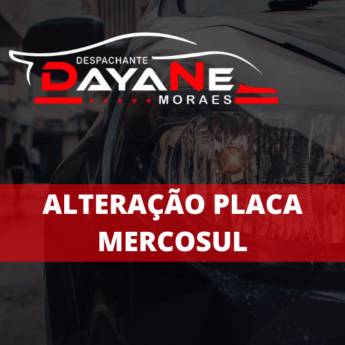 Comprar produto Alteração Placa Mercosul  em Despachantes pela empresa Despachante Dayane Moraes em Itapetininga, SP