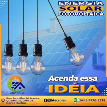 Comprar produto Energia solar residencial em Energia Solar pela empresa Htec Solar em Mineiros, GO