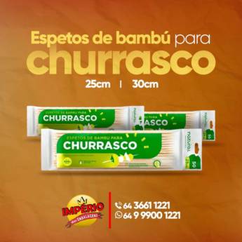 Comprar o produto de Espeto para churrasco em Lanchonete & Pastelaria em Mineiros, GO por Solutudo