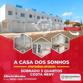 Comprar o produto de Sobrado de 3 quartos para venda em Apartamentos em Mineiros, GO por Solutudo