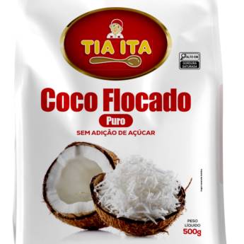 Comprar o produto de COCO FLOCADO PURO 500 G  em Flocado em Aracaju, SE por Solutudo