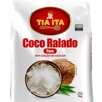 Comprar o produto de COCO RALADO PURO 1KG em Coco ralado em Aracaju, SE por Solutudo