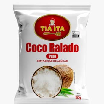 Comprar o produto de COCO RALADO PURO 50G em Coco ralado em Aracaju, SE por Solutudo