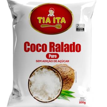 Comprar o produto de COCO RALADO PURO 100G em Coco ralado em Aracaju, SE por Solutudo