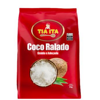 Comprar o produto de COCO RALADO ÚNIDO E ADOÇADO 1 KG em Coco ralado em Aracaju, SE por Solutudo