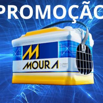 Comprar o produto de Baterias Automotivas MOURA 60 AMPERES, 24 MESES GARANTIA em Baterias Automotivas em São José do Rio Preto, SP por Solutudo