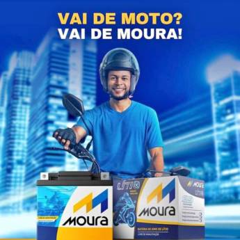 Comprar o produto de BATERIA DE MOTO, MOURA NA PROMOÇÃO em Acessórios de Motos em São José do Rio Preto, SP por Solutudo