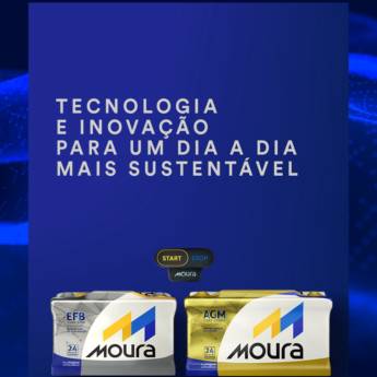 Comprar produto BATERIA START STOP, EFB OU AGM, MARCAS MOURA E HELIAR em Baterias Automotivas pela empresa Ferraz Baterias em São José do Rio Preto, SP