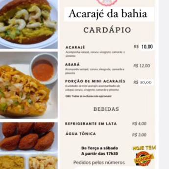 Comprar o produto de Cardápio (funcionamos todos os dias)  em Marmitex em Leopoldina, MG por Solutudo