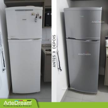 Comprar o produto de Envelopamento de geladeira em Bauru em Envelopamento de Geladeira em Bauru, SP por Solutudo