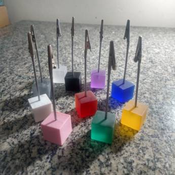 Comprar o produto de Porta recado em resina acrílica em Materiais para Escritório em São José do Rio Preto, SP por Solutudo