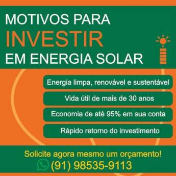 Comprar o produto de Empresa Especializada em Energia Solar em Energia Solar em Ananindeua, PA por Solutudo
