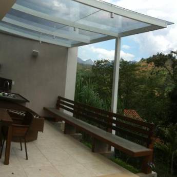 Comprar o produto de Portões de alumínio em Vidraçaria em Petrópolis, RJ por Solutudo