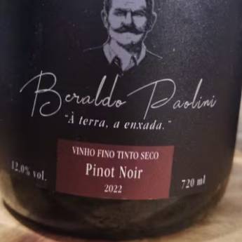 Comprar o produto de VINHO PINOT NOIR 2022 - BERALDO DI CALE  em Vinhos em Jundiaí, SP por Solutudo