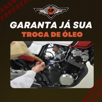 Comprar produto Troca De Óleo em Acessórios de Motos pela empresa GP Moto Peças em Itapetininga, SP