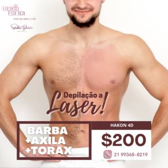 Comprar o produto de  Depilação a Laser - Conquiste a Pele Lisa e Livre de Pelos no Rio de Janeiro/RJ em Clínicas de Estética e Esteticistas pela empresa Encanto Estética em Rio de Janeiro, RJ por Solutudo