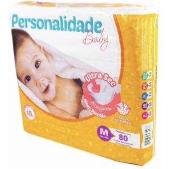 Comprar o produto de Personalidade baby ultra seca em Higiene do Bebê pela empresa Drogaria CECAP em Lençóis Paulista, SP por Solutudo