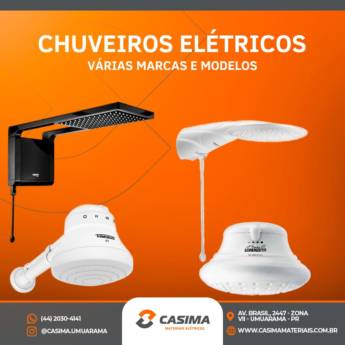 Comprar o produto de Chuveiros elétricos em Materiais Elétricos em Umuarama, PR por Solutudo