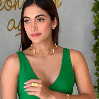 Comprar o produto de Gargantilhas  em Semijoias em Mineiros, GO por Solutudo