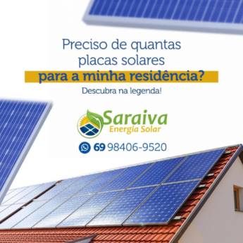 Comprar o produto de Instalação de Carport Solar em Energia Solar pela empresa Saraiva Energia Solar em Cujubim, RO por Solutudo