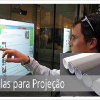 Comprar o produto de Telas e películas de projeção em Projetores em São Paulo, SP por Solutudo