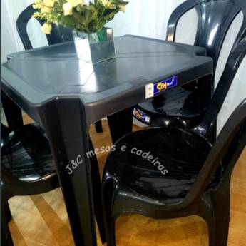 Comprar o produto de Mesas de plástico em Cadeiras e Mesas em Duque de Caxias, RJ por Solutudo Comprar o produto de Mesas de plástico em Cadeiras e Mesas em Duque de Caxias, RJ por Solutudo