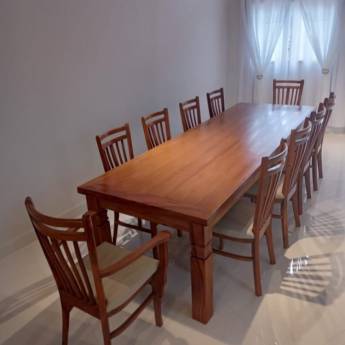 Comprar o produto de Mesas em Madeira de Demolição Peroba Rosa - Sofisticação e Sustentabilidade em Mairiporã, SP em Marcenaria em Mairiporã, SP por Solutudo