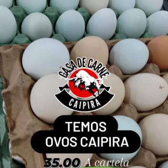 Comprar o produto de Ovos Caipira  em Ovos em Mineiros, GO por Solutudo