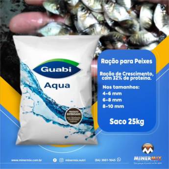 Comprar produto Rações para peixes  em Ração pela empresa Minermix Nutrição Animal em Mineiros, GO