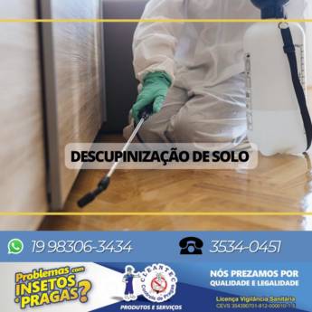 Comprar o produto de Descupinização Profissional em Araras com Garantia Total em Dedetizadoras em Araras, SP por Solutudo