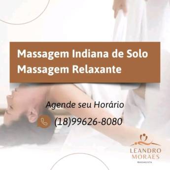 Comprar produto Massagem terapêutica em birigui  em Massagem  pela empresa Leandro Moraes Massagista em Birigui, SP