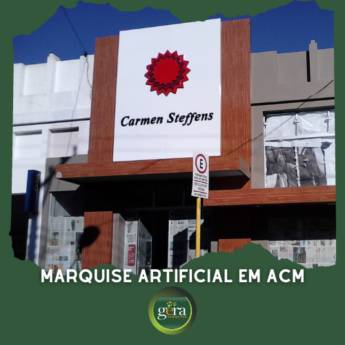 Comprar o produto de Marquise Artificial em ACM em Comunicação Visual em Itapetininga, SP por Solutudo