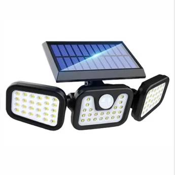 Comprar o produto de Luminária Solar 30 W Articulada 74 LEDs com Sensor Presença Ip67 Parede Externa em Luminárias Solar em Itu, SP por Solutudo