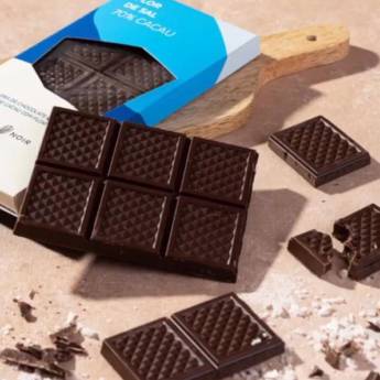 Comprar o produto de Chocolate 70% com flor de sal  em Chocolates Diversos em Mineiros, GO por Solutudo
