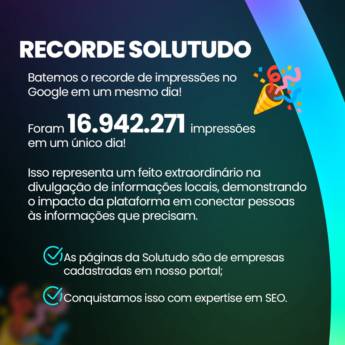 Comprar o produto de RECORDE SOLUTUDO (Brasil)  em Informações em Geral em Leopoldina, MG por Solutudo
