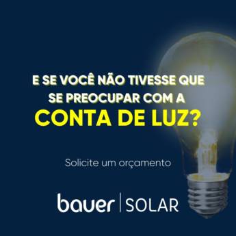 Comprar o produto de Energia Solar On Grid em Energia Solar pela empresa Bauer Solar  em Sapiranga, RS por Solutudo